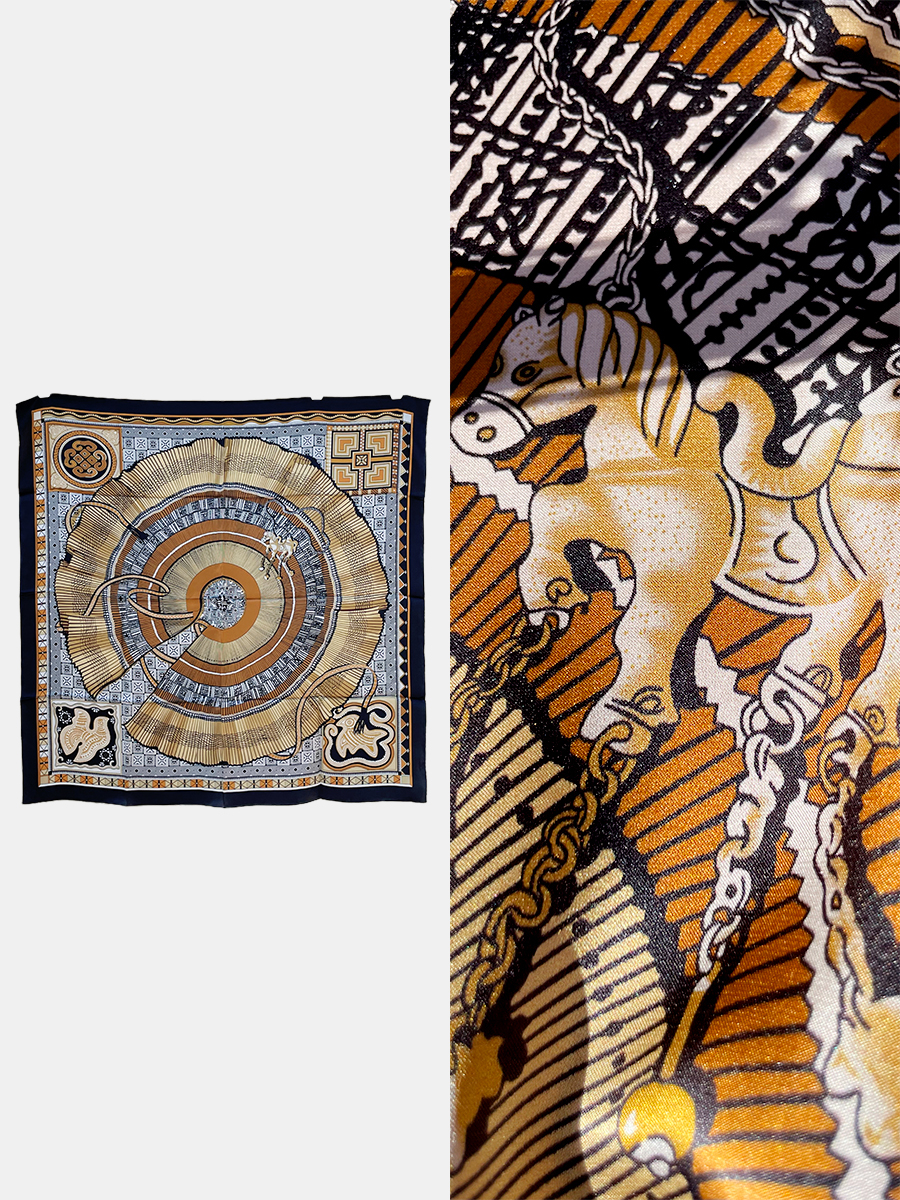 Écharpes de cheval en satin de soie pour sac, ceinture de cheveux, bandana, bords roulés à la main, ourlets surdimensionnés, châles roulés, cadea