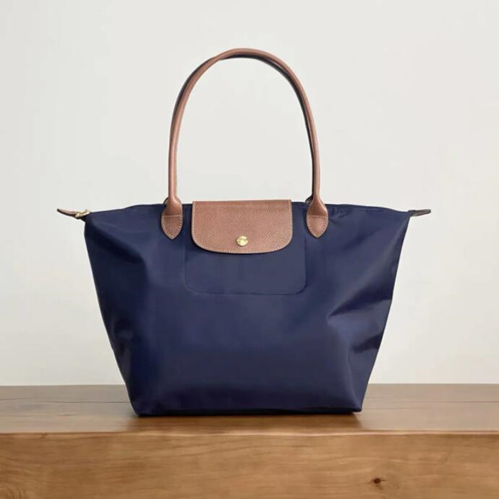 Nylon Shoulder Bag Commuter Large Capacity Dumplings Totes Foldable Waterproof Oxford Sports Bag Women Girls Light Weight Travel Shopping Handbags 1