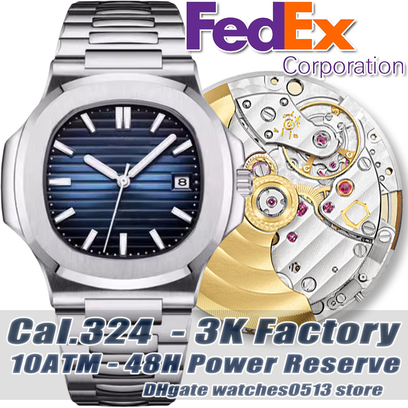 Luxury Mens Watch Designer Watches High Quality 3K Factory 324 Automatic Mechanical Movement Watches Stainless Steel 100ATM Water Resistant Butterfl