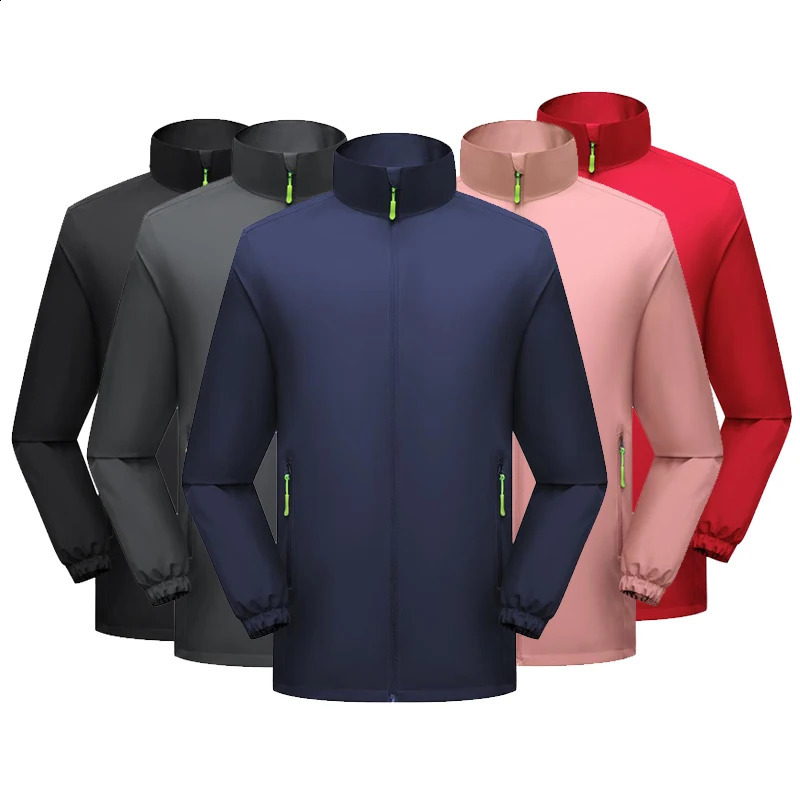 Mens thin hooded windproof jacket and waterproof outdoor fashionable hiking 4XL customized 240802
