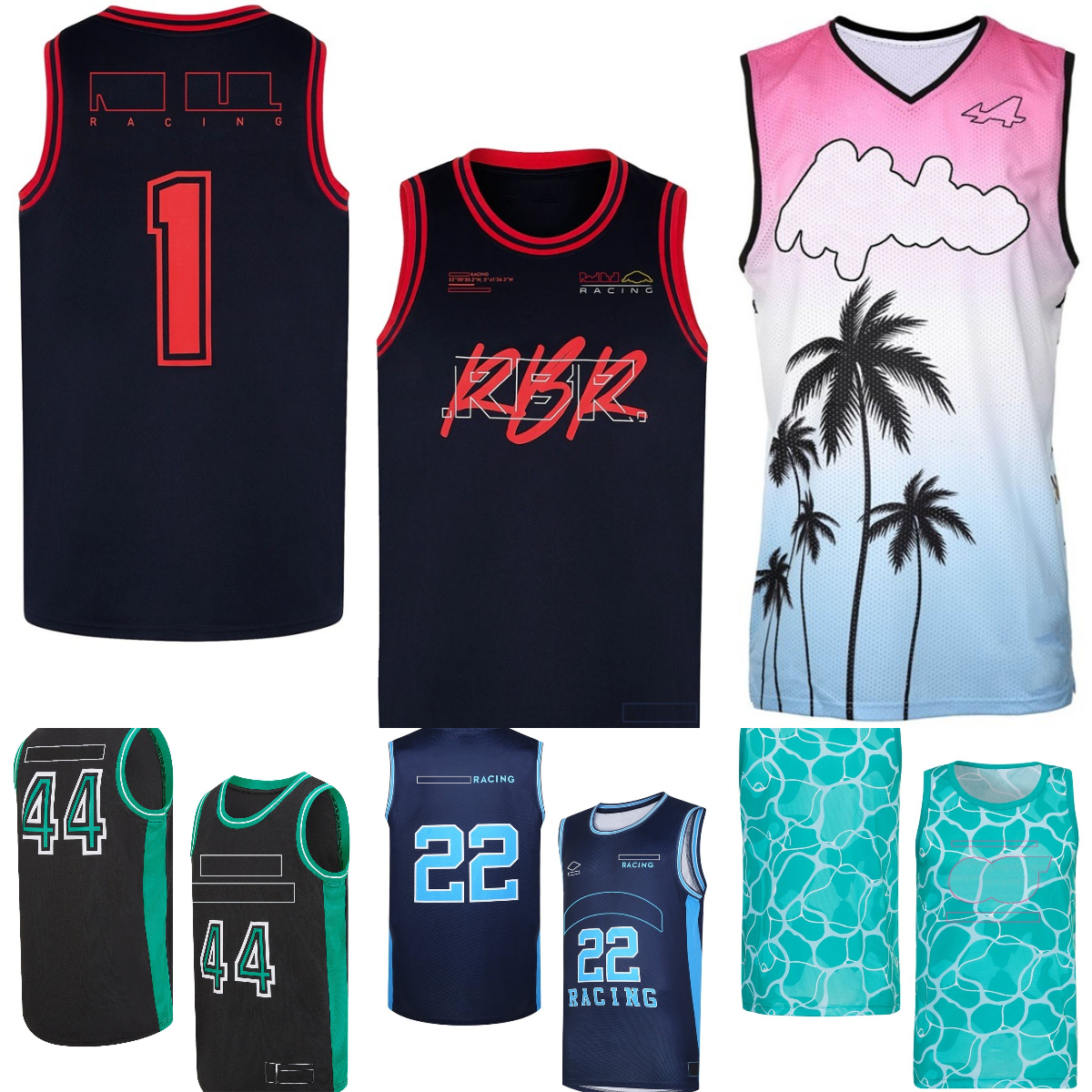 2026 New New F1 T-Shirt Formula 1 Racing Fans T-Shirts Summer Men's Sports Vest outdoor Fashion Sleeveless Jersey Oversized Outdoor Quick Dry T