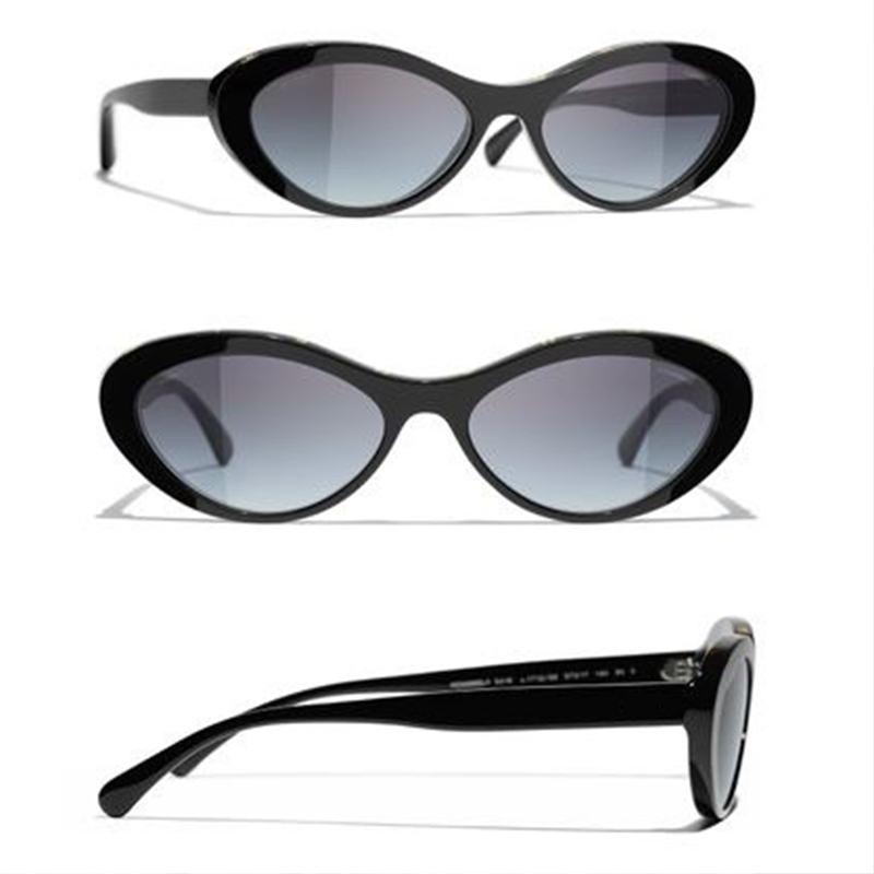 Designer Oval Sunglasses Woman Man Fashion Street Retro Goggles Luxury sunglasses Outdoor Beach Gasses 5416 Radiation Protection UV400 Original box