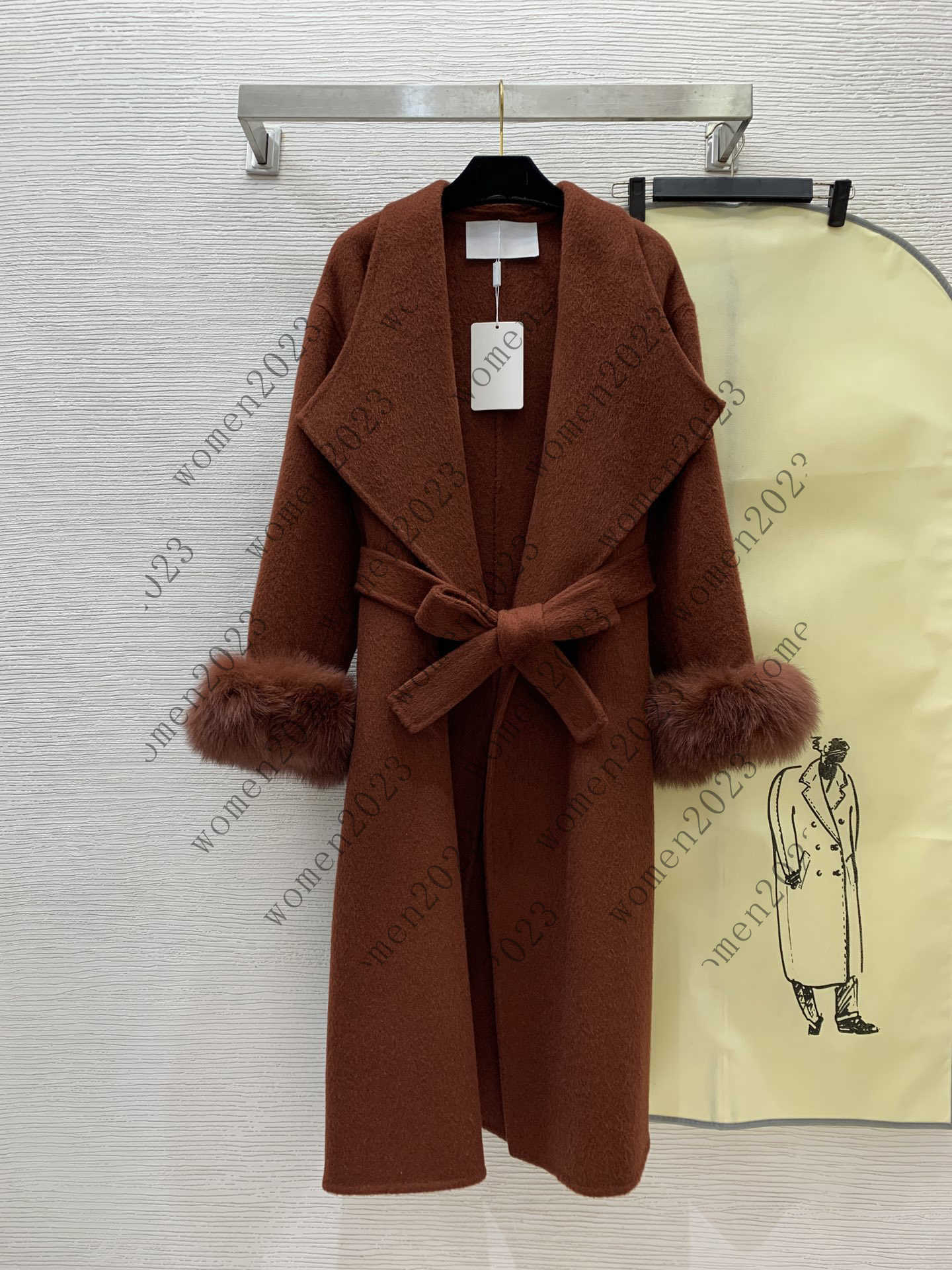 Brand jacket women windbreaker trench coat autumn winter designer clothing fashion casual new suit collar long sleeve jacquard jumper 11