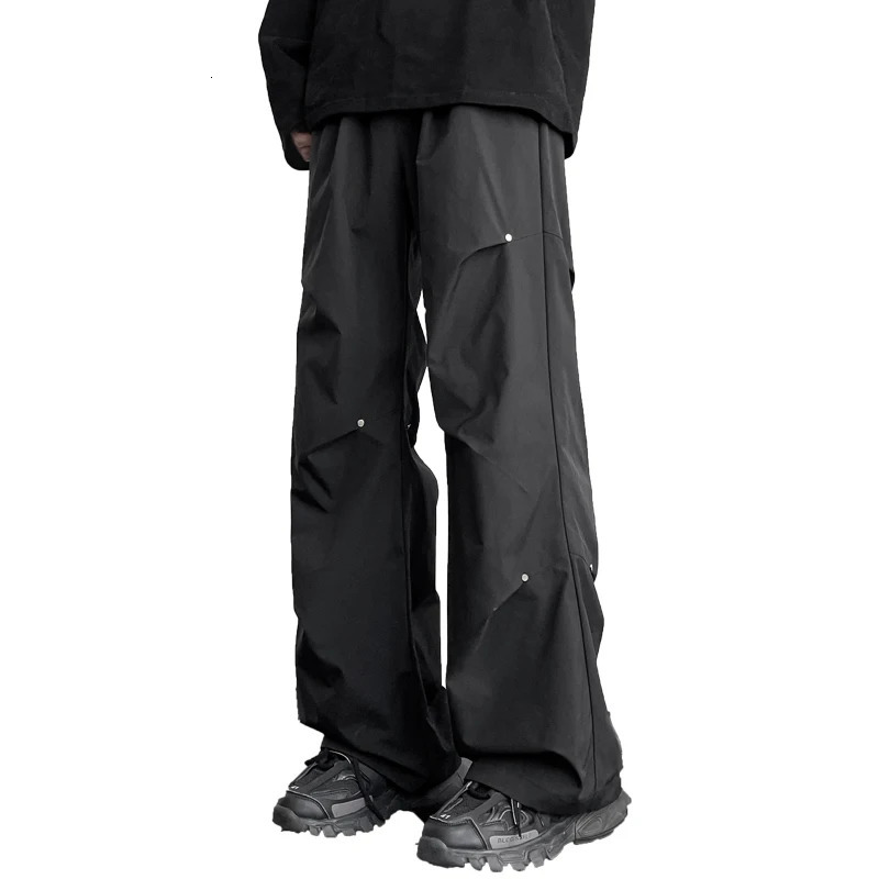 Straight pants mens sports Korean style clothing jogging 2024 spring hiphop street 240806