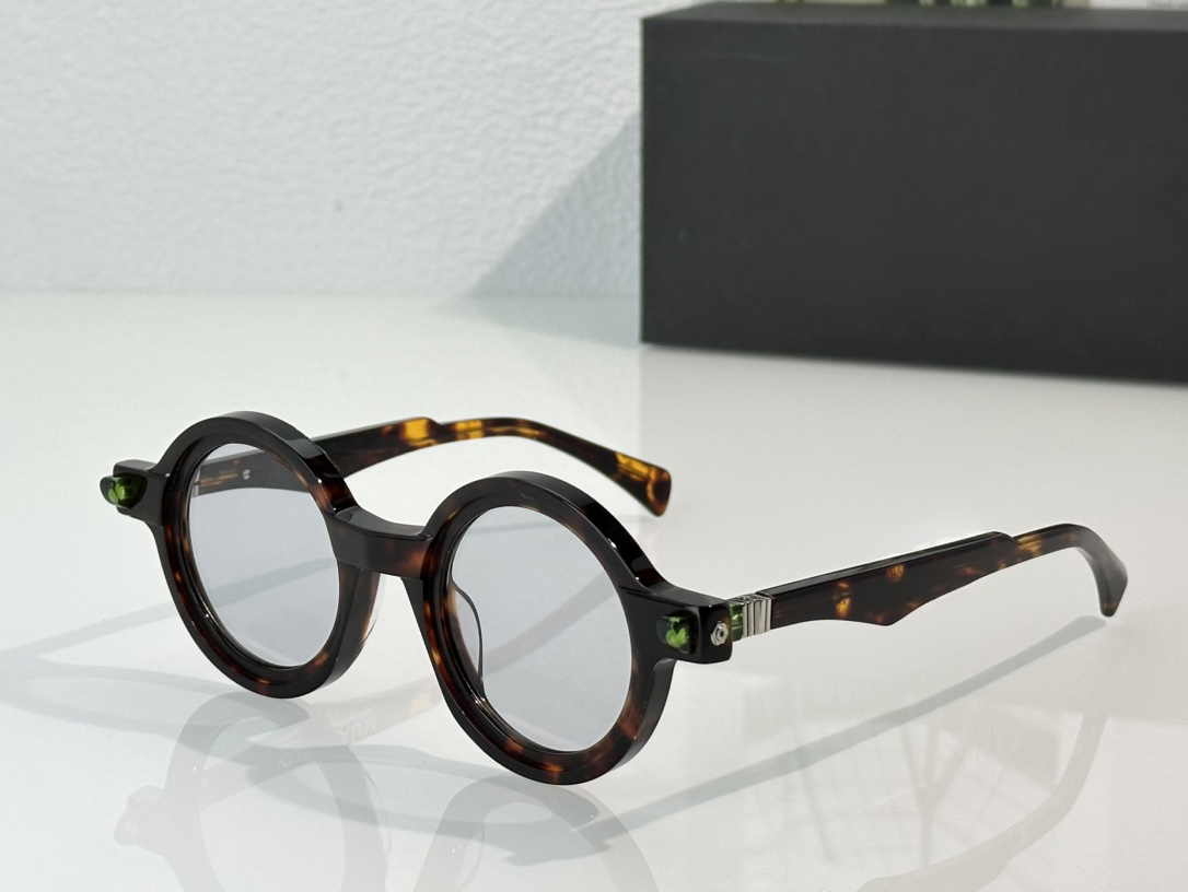 Eyeglasses For Men Women Retro Designer Maske Q7 Fashion Sheet Glasses Acetate Frame Detailed Elasticity Round Style Anti-Blue Light Lens Plate With