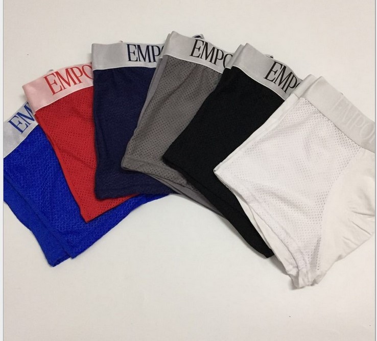 Made In Italy Designer Men&#039;s Ice Silk Breathable Mesh Hollow Underwear Boxers Male Underpants Briefs Sexy Boxer Shorts Size M-XXL-image-1009843726