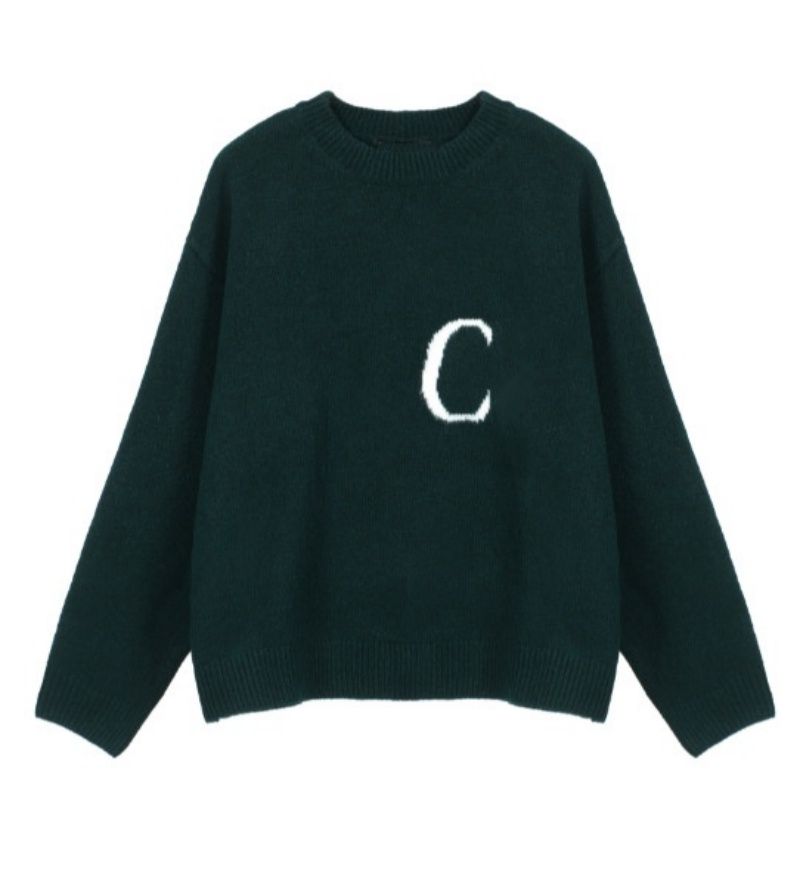 Men's Sweaters Designer Luxury Classic Sweaters Polos Ralphs Men Women Knitting laurenities Sweaters Round Neck Small C Letter Warmth Fashio-image-830275076