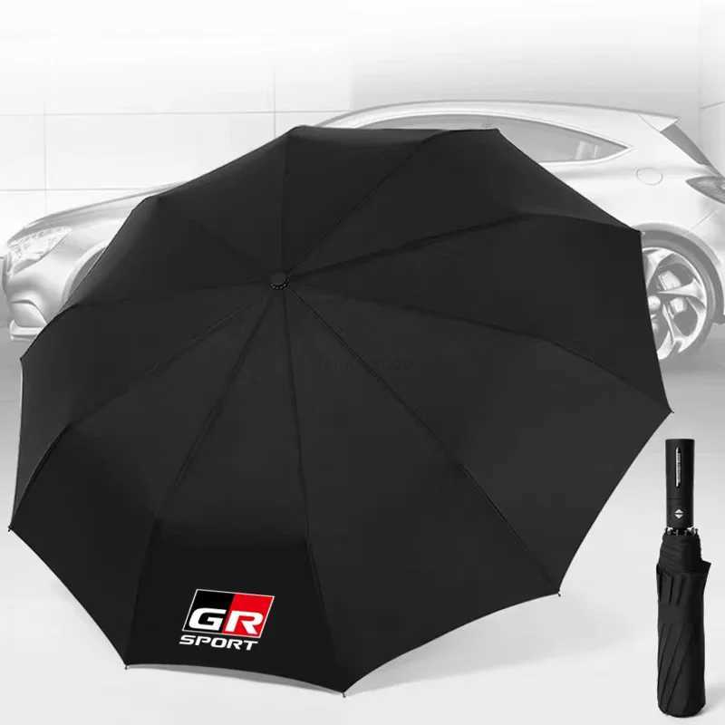 Car Automatic Folding Windproof Sunshade Umbrella For Toyota GR Sport 86 Supra C-HR RAV4 Prius Corolla Camry Yaris Land CruiserXJ35 M260302-image-1095984953