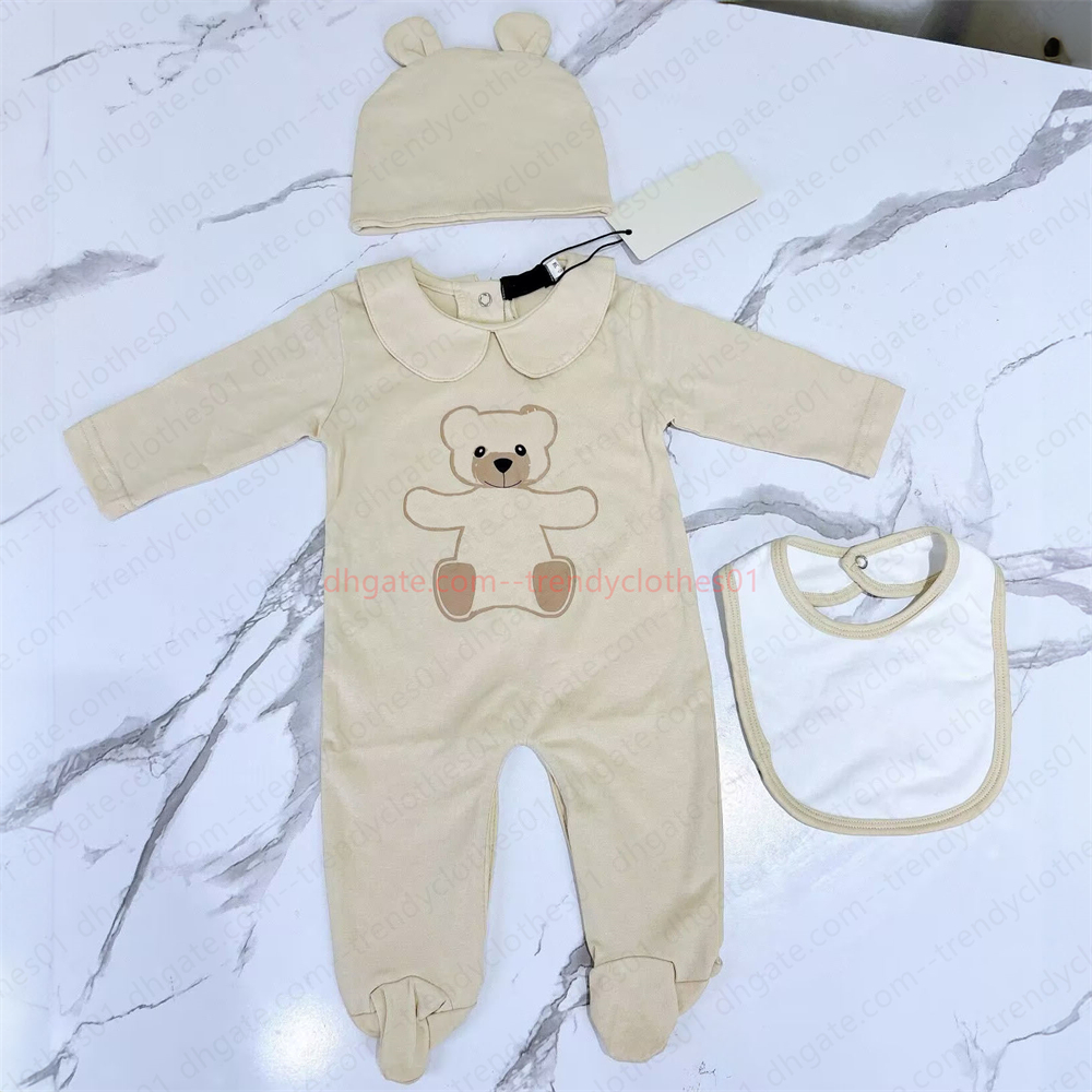 Infant Newborn babies fashion cotton rompers luxury designer jumsuits one piece climbing romper wrapping cartoon blankets kids girl boys baby clothe