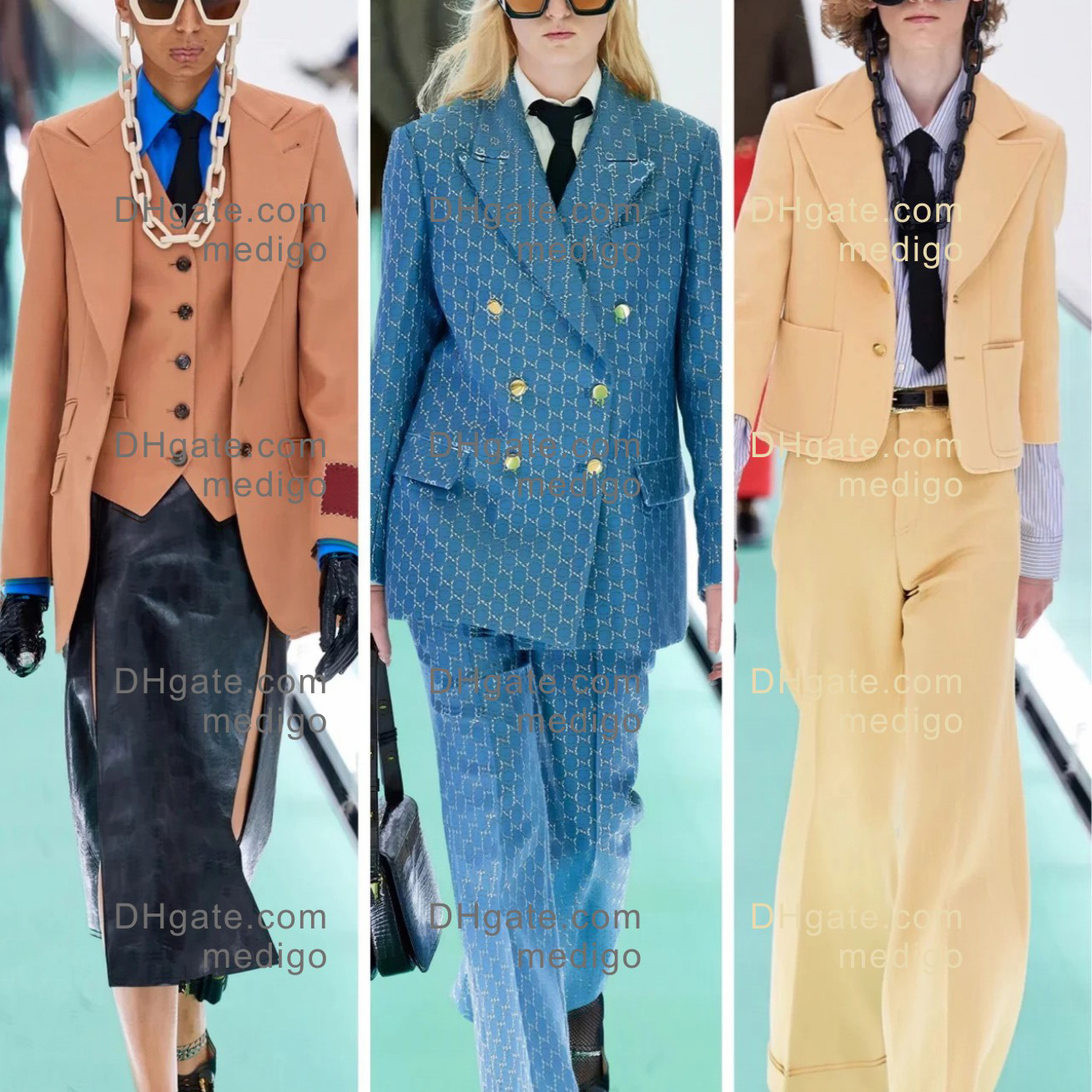 t998 women suits blazer jacket woman tide brand highquality retro fashion presbyopic maze series suit jacket doublebreasted slim plus size womens