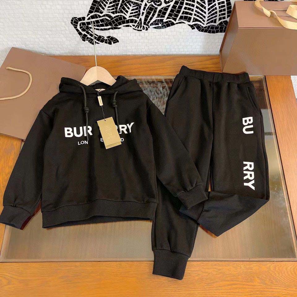 Designers Girls Boys Sweat à capuche épais Set Luxury Kids Hoodeds pantalon Set Trendy Kids Pull 2pc Set -12 Pullants pour enfants de haute quali