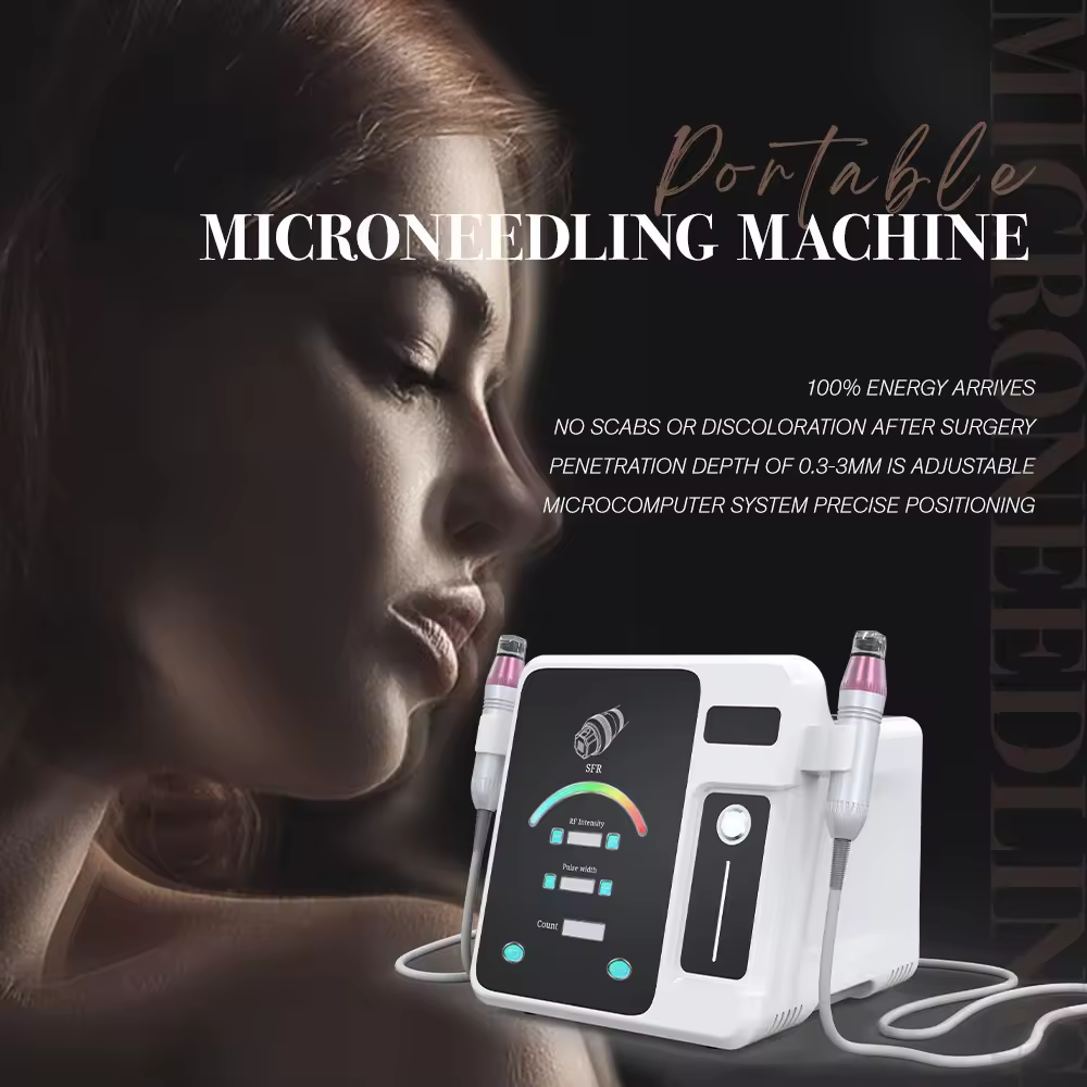 Fractional scarlet rf microneedle system mnrf machine gamer mini micro needling rf fractional rf microneedle machine