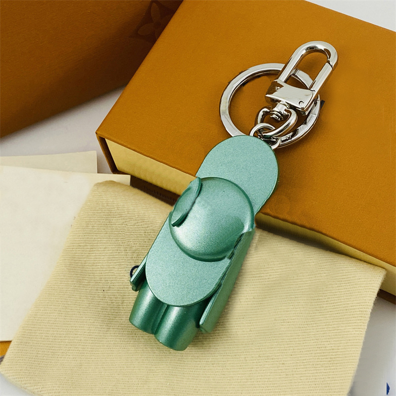 Designer Keychains Luxury Couple Stainless Steel Ornament Jewelry Women's Style Car Bag Keychain Fashion Lanyards for Keys