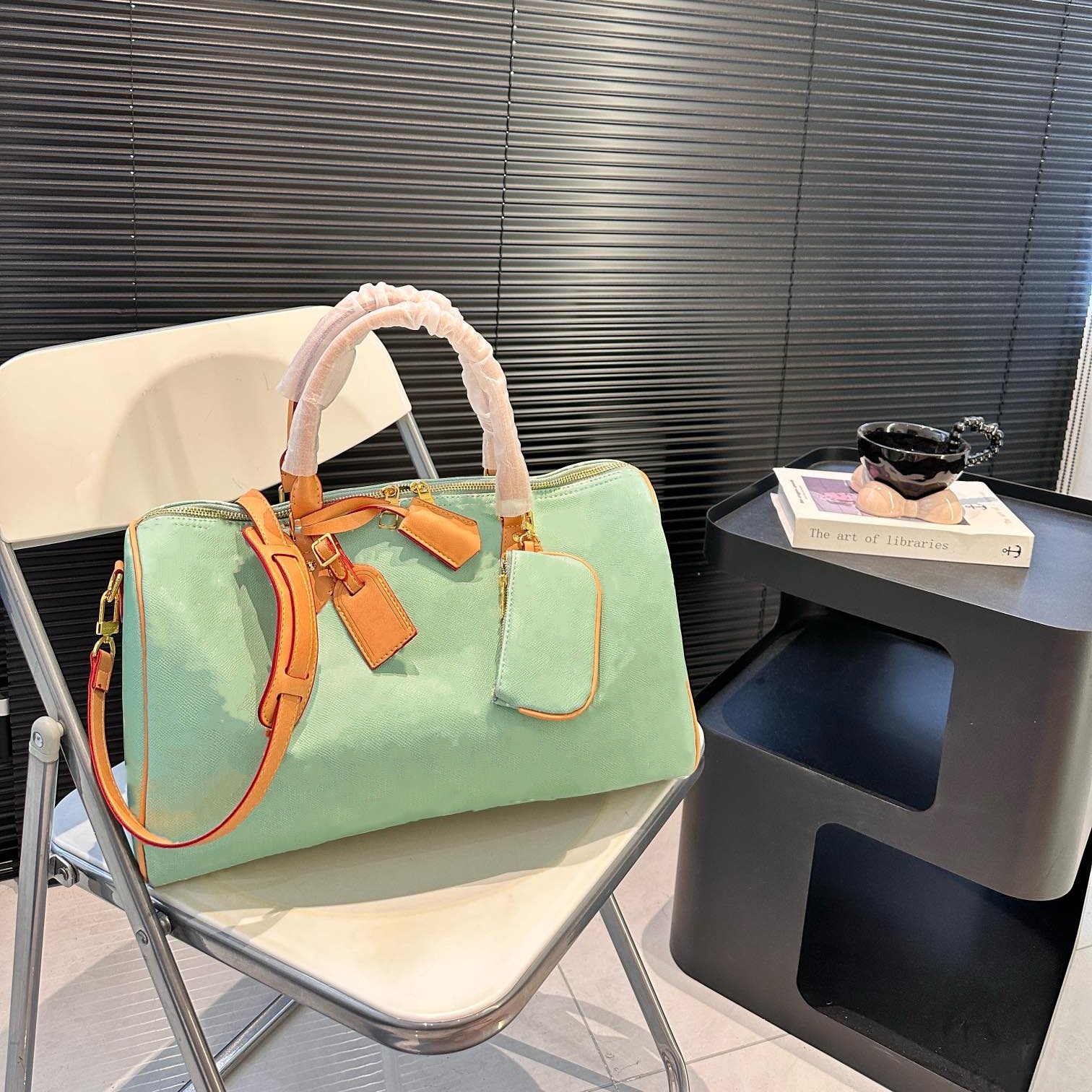 10A NEW Double duffle bag Duffel Bags luggages pu leather handBags Women large capacity luggage bag baggage waterproof handbag Casual Travel Luxu-image-1010046411