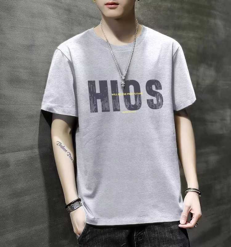 Men's thin clothes short sleeve T-shirt base shirt summer loose T-shirt men's wear G240529-image-984131150
