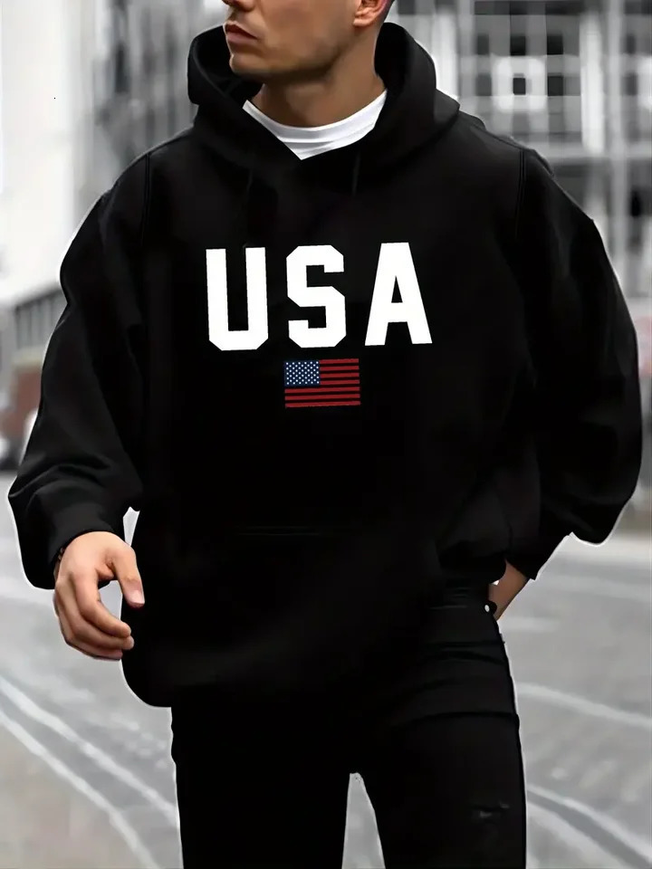 American letter printed womens Crewnek hooded sweatshirt 600g pure cotton highquality long sleeved casual zipper streetwear 240806
