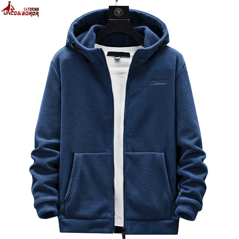 Large size 6XL 7XL 8XL mens streetwear soft shell wool jacket mens young casual sportswear hip-hop anime hooded sweater240806