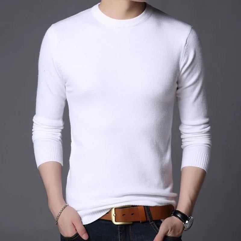 Pull à tricot rétro pour hommes d'automne hiver twink couche slim fit inférieur décontracté épais doux confortable tirage 240807
