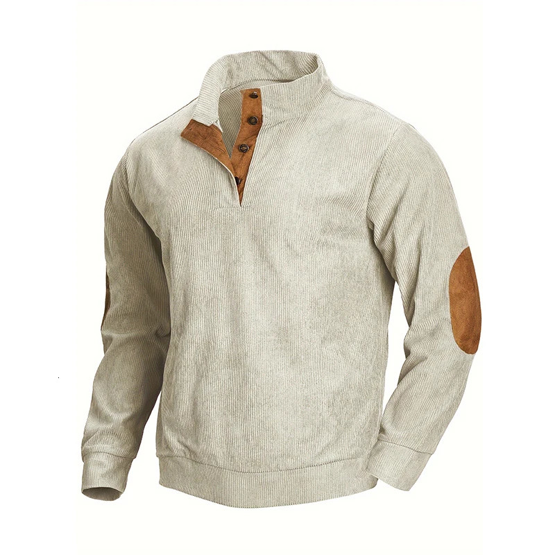 Mens à manches longues Tshirt Automne High Neck Manches à mode chaude à la mode coule en tricot Pull de sport décontracté 240807 à la mode 240807