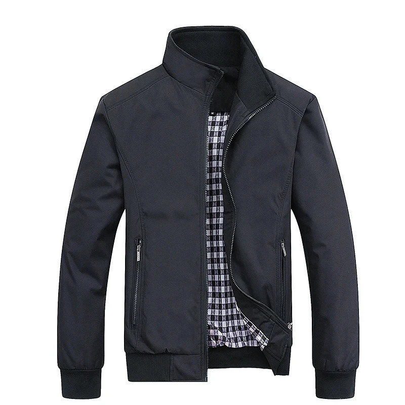 Spring and autumn casual solid fashion ultra-thin bomber jacket mens jacket ly arrived baseball jacket mens jacket240806