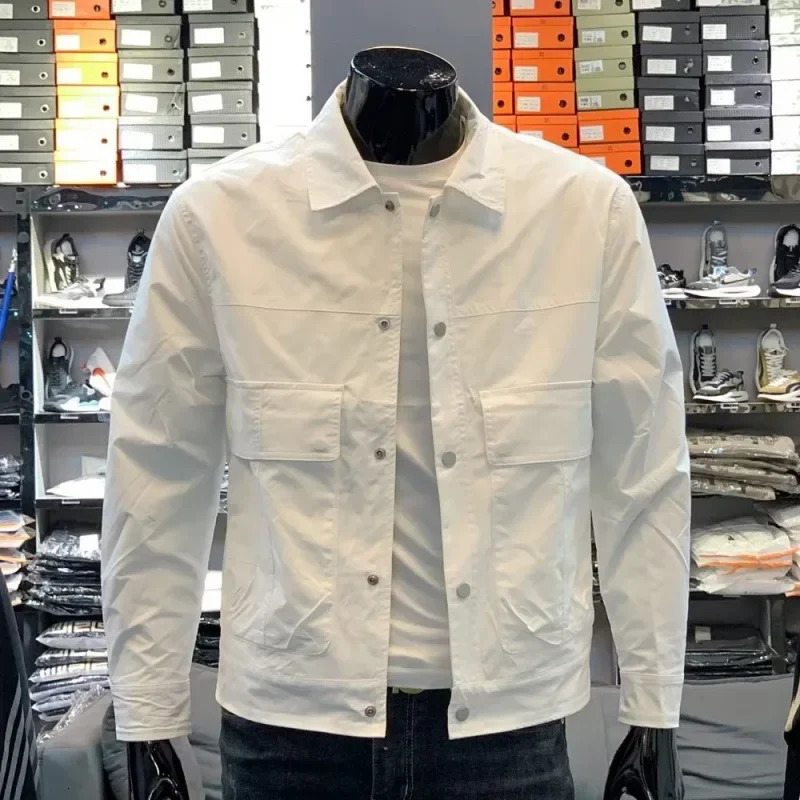 Veste de style coréen lâche à la mode printemps / été veste de travail décontracté 240806