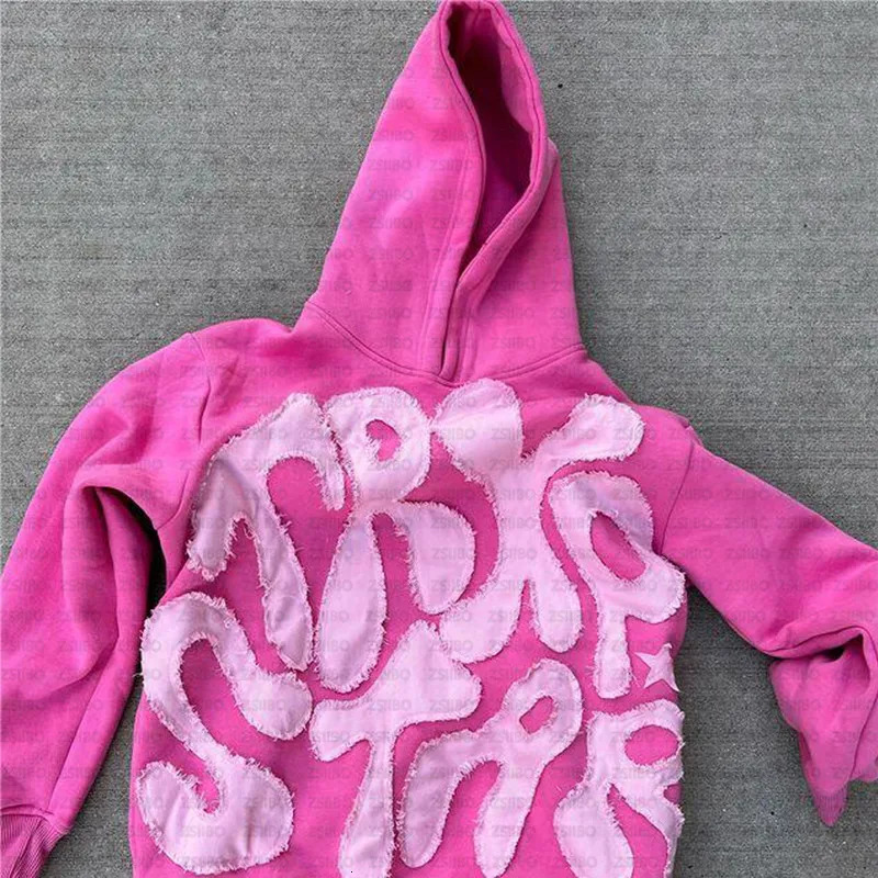 Harajuku Fashion Letter Patch Old Sweatshirt Winter Streetwear High Street Distress Men Women Patchwork Y2k Gothic Trendy Hoodie 240807