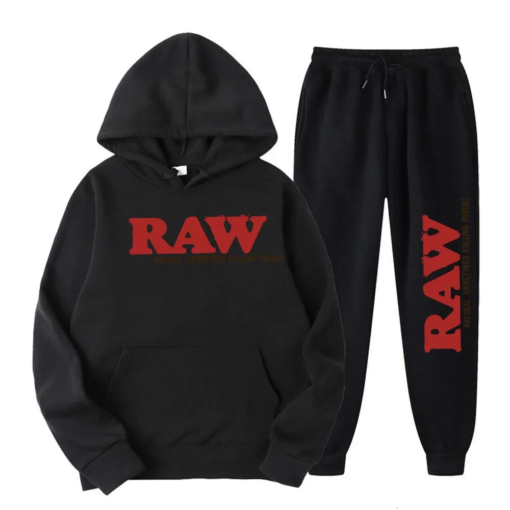 2024 Mens Original Hat Running Hoodie Mens Sports Pants Set 2PK Autumn Casual Wool Sweater240807