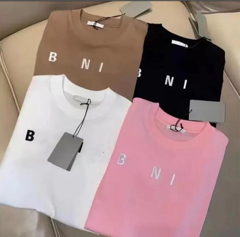 tshirt oblique imprimé t-shirts à manches courtes haut vend la tendance de coton pur de haute qualité.