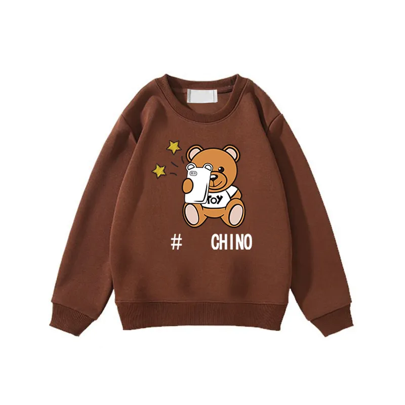 Bear Designer Sweaters For Kids Childrens Sweatshirts Hoodies Sweatshirt Baby Luxury Pullover Spring Clothes Boys Girls Boys Hoodie