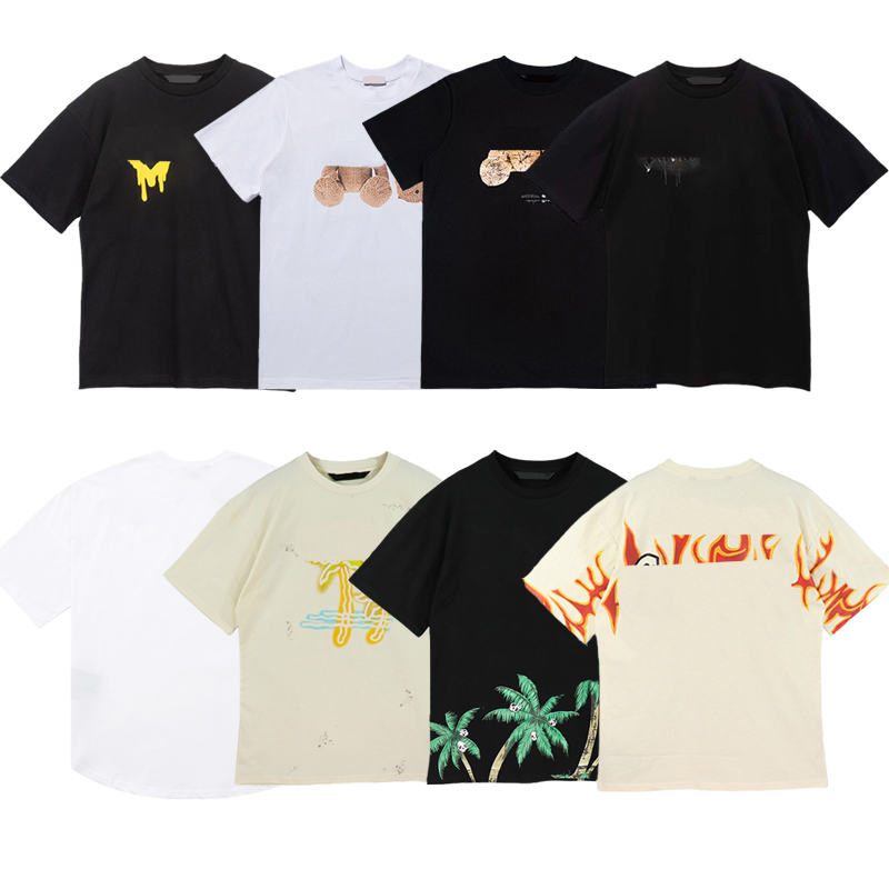 Designer mens t shirt luxury brand tops clothes graphic shirts Summer spray letter cotton short sleeve spring High Street tide mens women