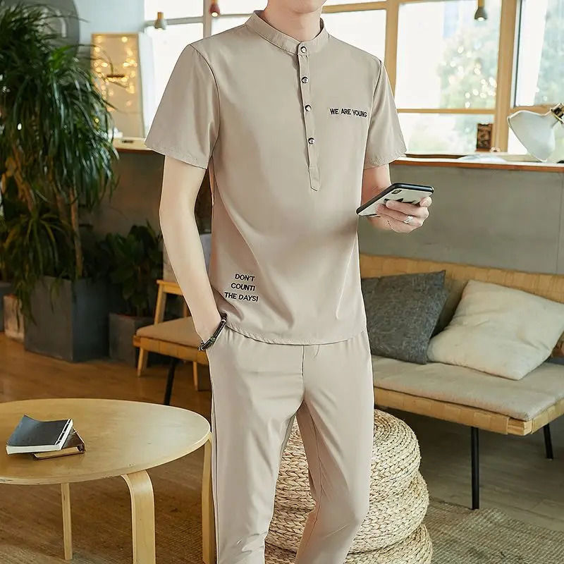 T-shirts de survêtement Pantalons Pantalons pour hommes Sweatshirts blancs surtomés surdimension