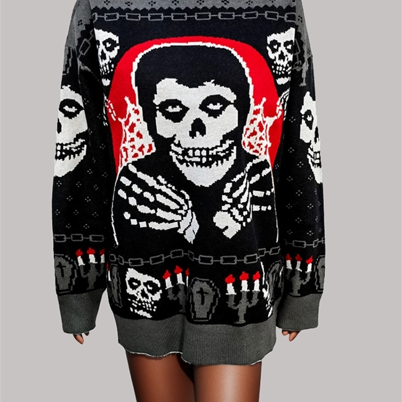 Ponts pour hommes Y2K Knit Winter Vêtements à manches longues Cardigan Christmas de Noël Pull Hip-Hop Hip-Hop surdimensionné 240808CJ