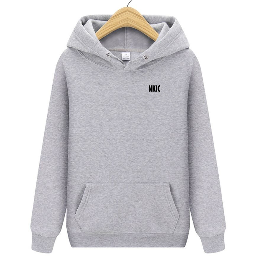 Men's Gray Hoodie Jacket Streetwear Long Sleeve Sweatshirts Brand Hooded Pullover Male Sportswear Men Clothing Streetwear-image-995028486