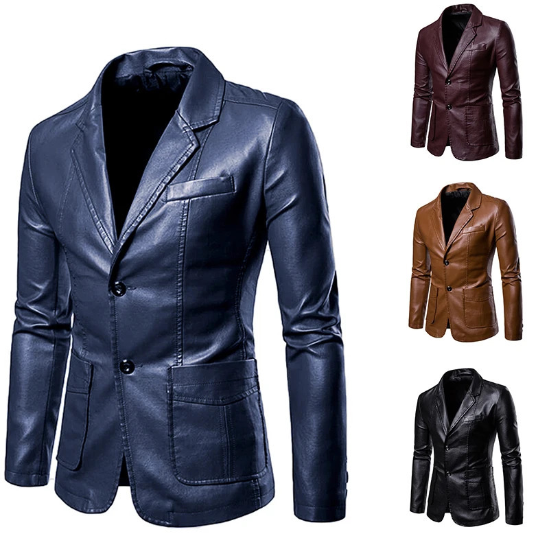 Mens Jacket Autumn/Winter Warm Coat Fashion Mens Jacket Leather Jacket Motorcycle240808