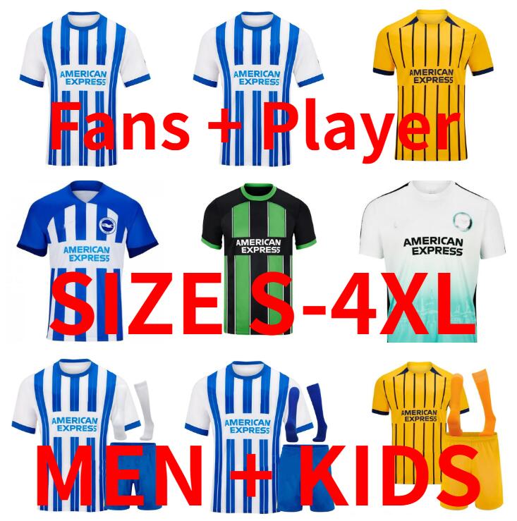 2024 2025 MAUPAY CAICEDO ALLISTER soccer jerseys 23 24 25 WEBSTER TROSSARD MARCH ALZATE MITOMA football shirt ANSU FATI ANSU PEDRO DAHOUD Player-image-763439898