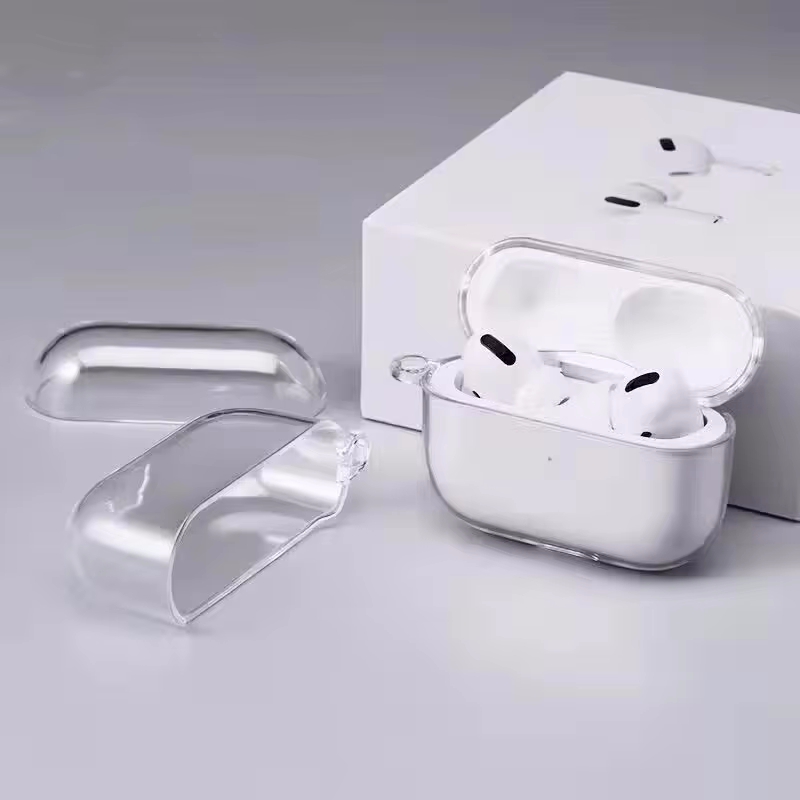 Stock For Apple Airpods Pro 2 2nd airpodspro airpod 3 pros Headphone Accessories Solid TPU Silicone Protective Earphone Case Wireless Charging Sh-image-251155966