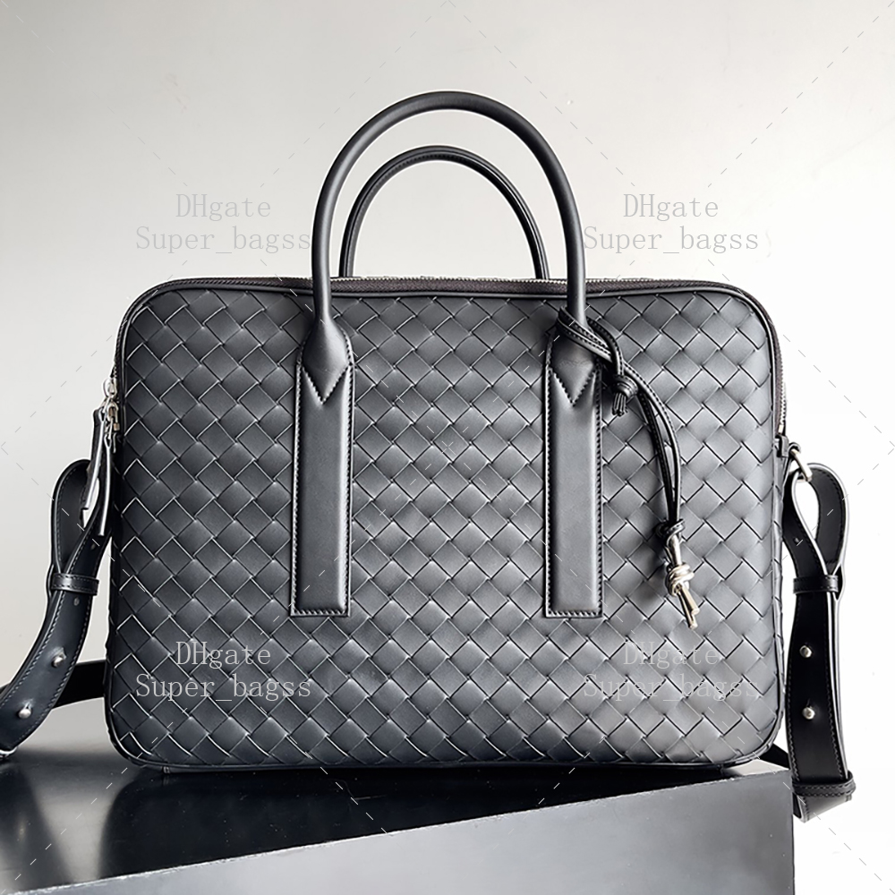 Luxury designer bag 39cm handbag leather briefcase mirror shoulder bag with box YB265V