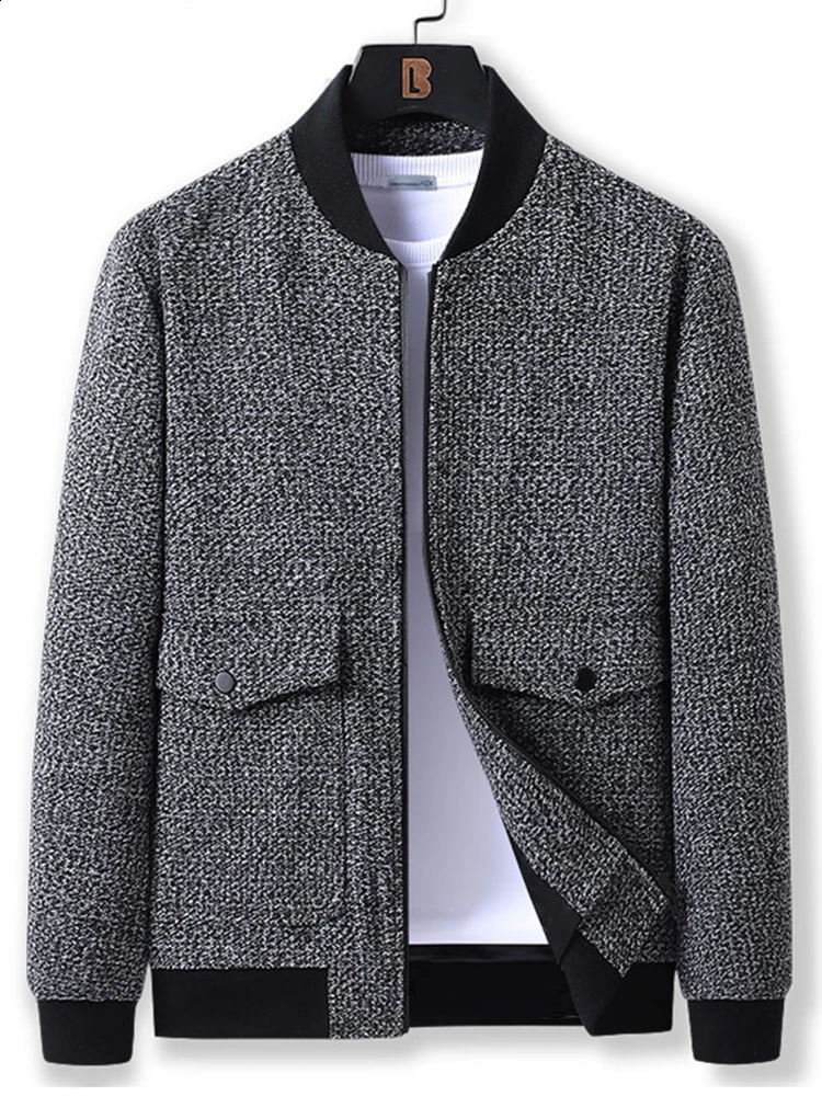 Mens Hiver chaud coll veste veste décontractée laine confortable grande poche à la mode coréenne 240809