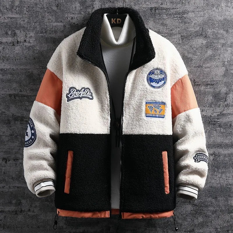 2023 autumn and winter fashion trend thick cashmere coat mens casual loose comfortable highquality plus size jacket 240809
