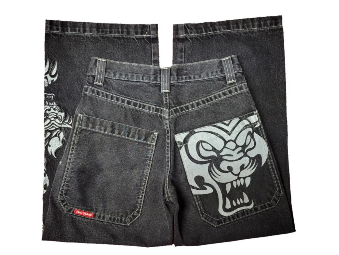 Ripped Streetwear JEANS Denim Shorts JNCO Mens Clothing Jean JORTS Baggy JNCOS 2000s Clothes Pants Y2K JINCO Pantalones y240819Z