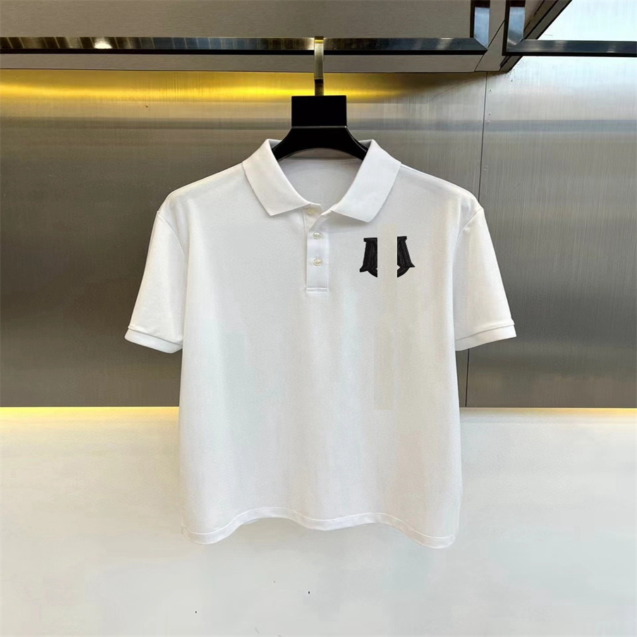 new Casual Designer Mens Polo Shirt Fashion Summer lapel Embroidered High quality Polo slim-fit shirt Top cotton short sleeve Asian size
