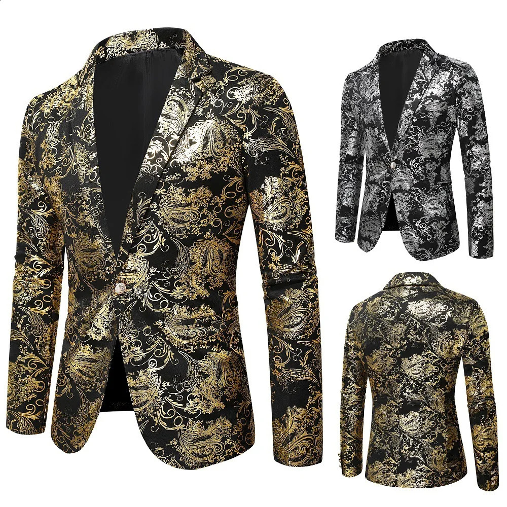 Vêtements pour hommes Version coréenne Slim Fit Clothing Empirement des vêtements pour hommes imprimés Jacket Trend240809