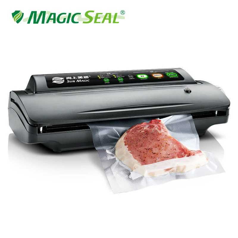 Vacuum Food Sealing Machine SUN MAGIC Electric Vacuum Sealer Packaging Machine For Home Kitchen Including Food Saver Bags Commercial Vacuum Food-image-1011005368