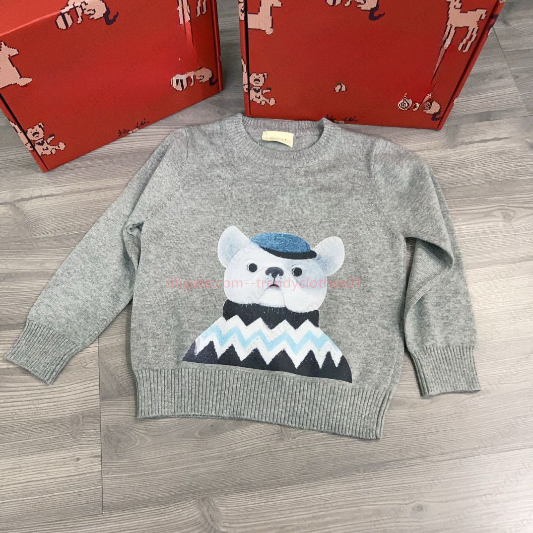Kids girls fashion Knit jumper pullovers luxury designer cartoon animal knitting sweater loose cotton soft girl boy long sleeves clothes childrens c