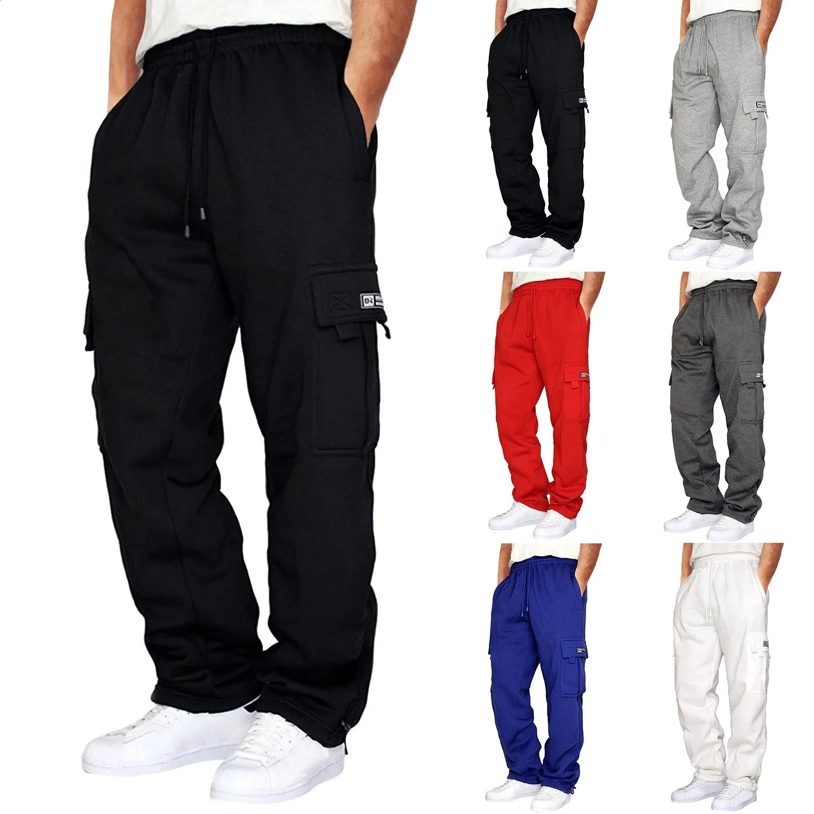 Pantalon de cargaison des hommes de printemps d'hiver pantalon de travail extensible