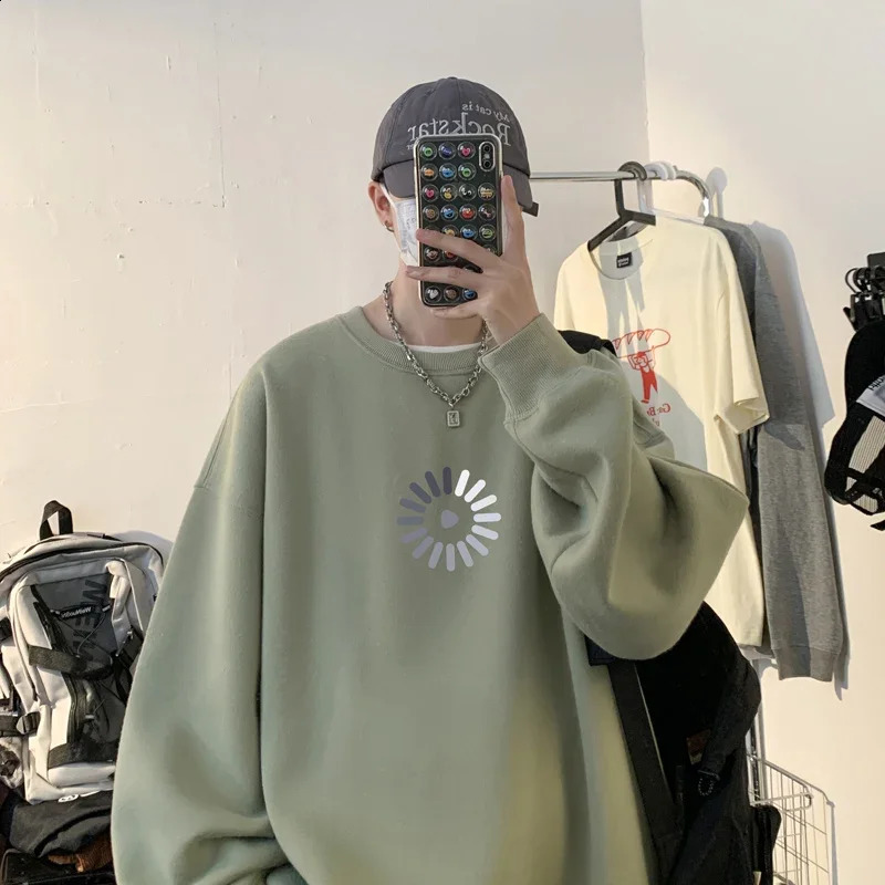 Sweat-shirt surdimensionné pour hommes White Fashion 5xl Sweatshirts surdimensionnés pour les hommes Print drôle homme décontracté sweat-shirt ma