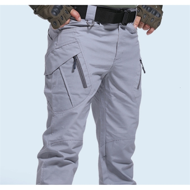 Mens Tactical Pants Multiple Pocket Elasticity Military Urban Tacitcal Trousers Men Slim Fat Cargo Pant 5XL 240810