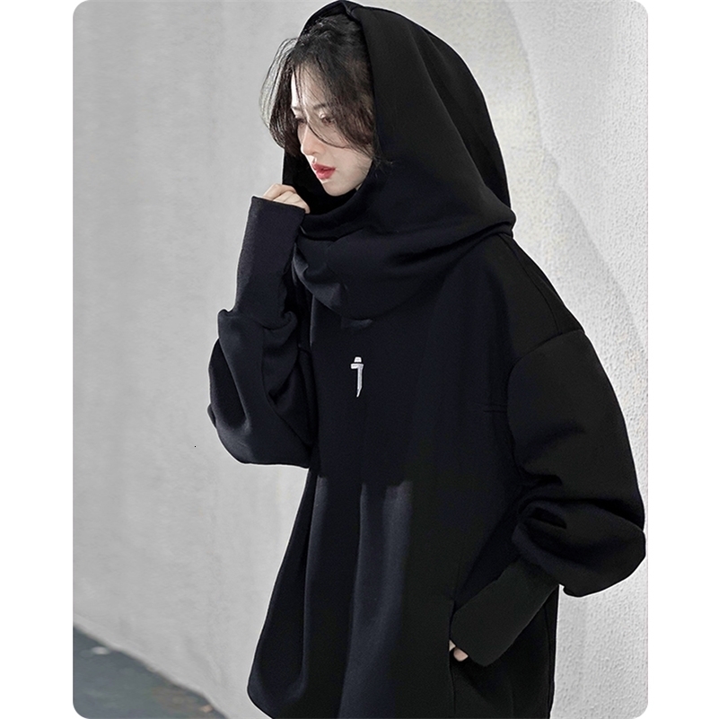 Unisex Turtleneck Sweatshirts Techwear Function Sweatshirt Hoodie Spring HipHop Streetwear Pullover Harajuku Mens clothing y240810