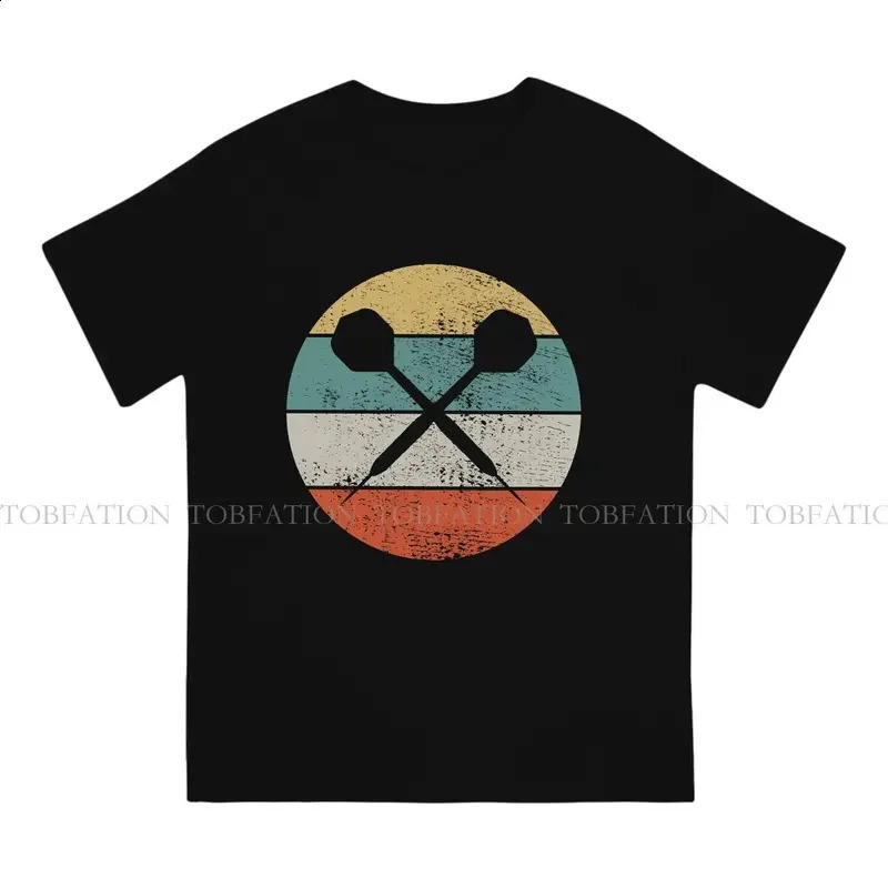 Y2K Dart Darts Board Target 100% pur coton tshirts Color imprimé t-shirt t-shirt amusant Top Size S-6XL240812