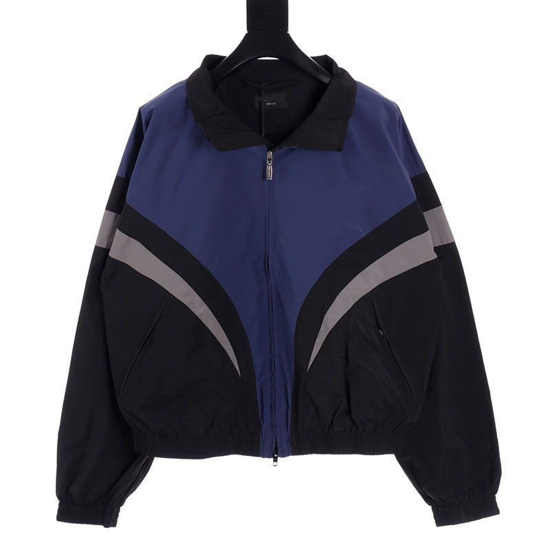 Desinger Men's Tracksuits 3b Sports Icon Apricot Black Patchwork Jacket Street Style Plain Oversized Logo Outerwear top quality